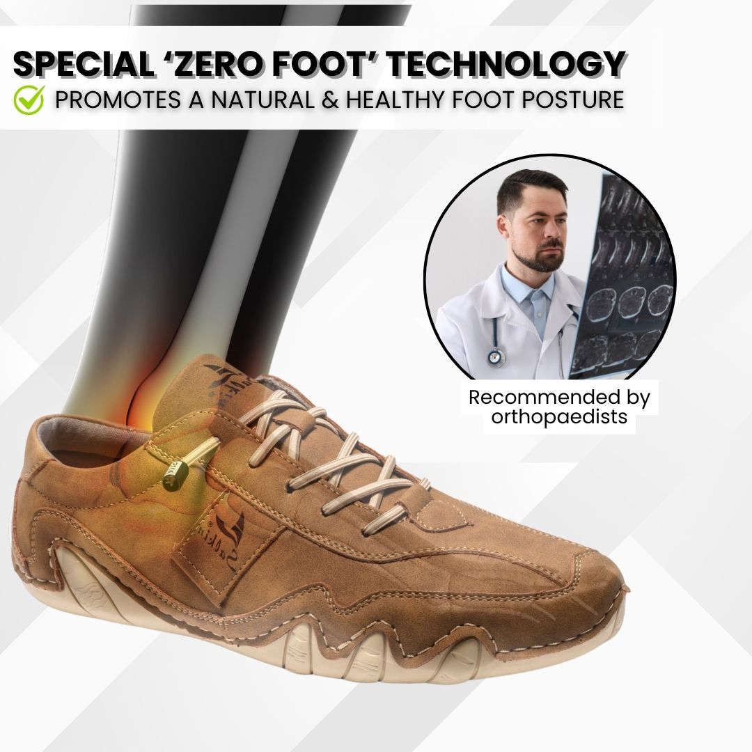 Ibex - ergonomic, pain relieving & waterproof leather barefoot shoe - Limited Edition (Buy One, Get One Free)