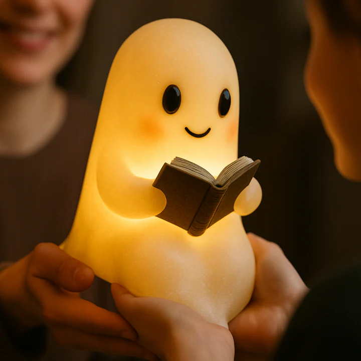 Handcrafted Night Ghost Lamp – Warmth and light in one gentle touch