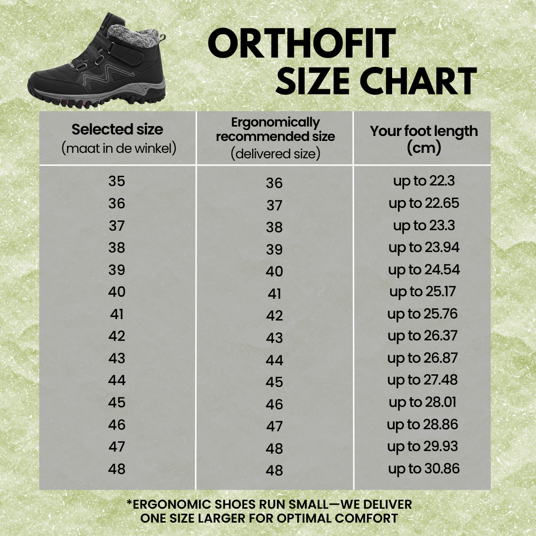 OrthoFit Winter – Ergonomic, Waterproof & Slip-Resistant Pain-Relief Shoe