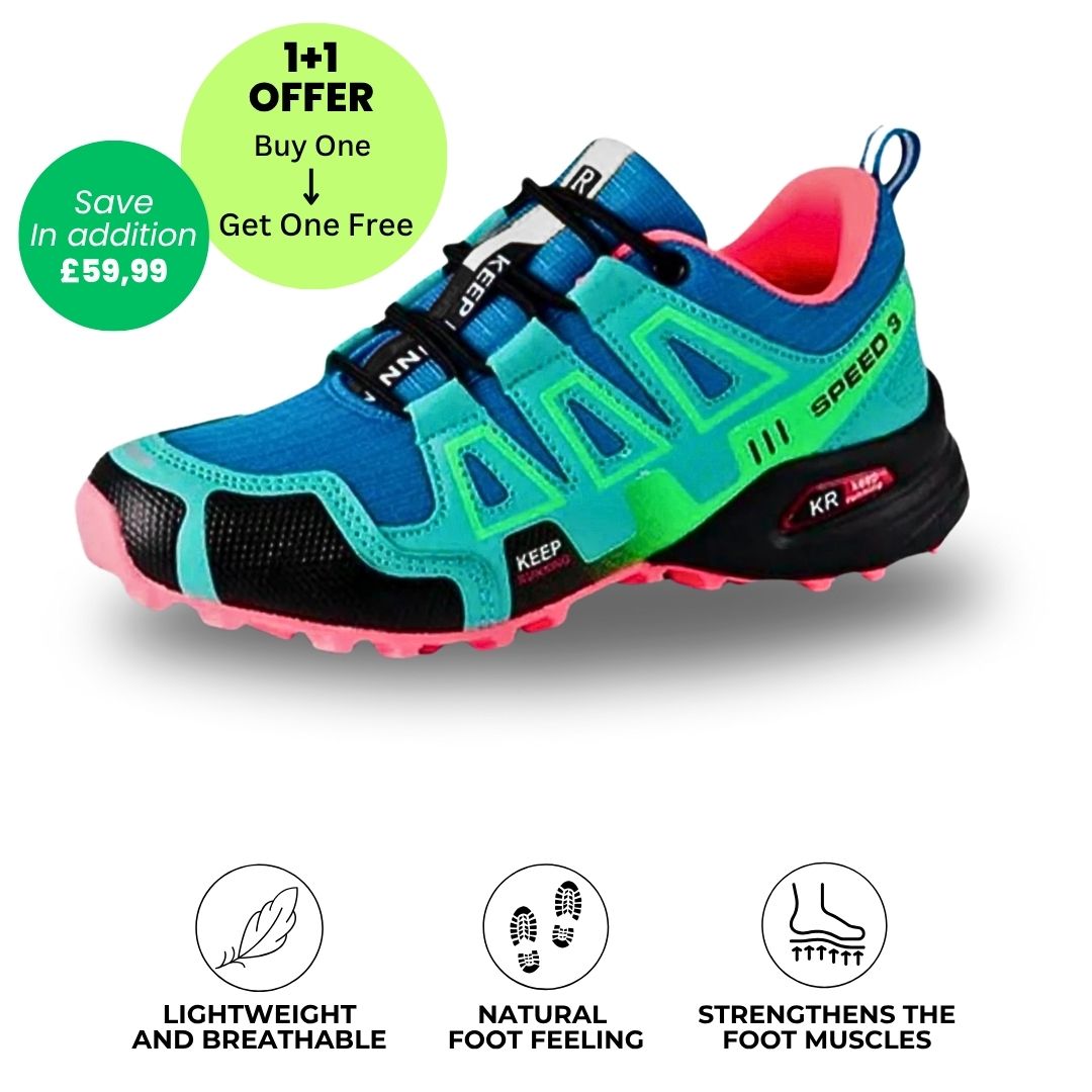 OrthoTrekking (2025) - ergonomic walking and hiking shoe for pain relief (Unisex) - Limited Edition (Buy One, Get One Free)
