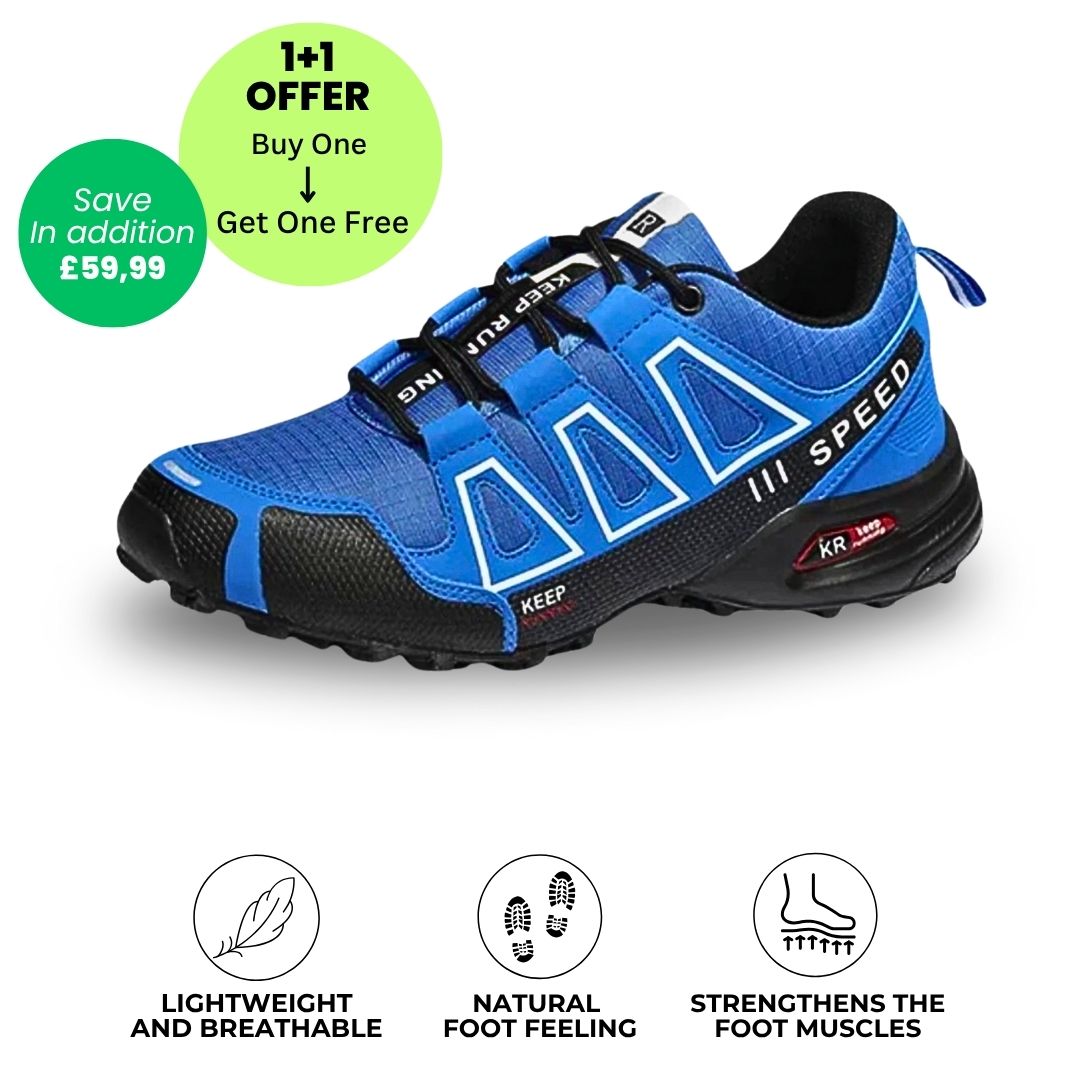 OrthoTrekking (2025) - ergonomic walking and hiking shoe for pain relief (Unisex) - Limited Edition (Buy One, Get One Free)
