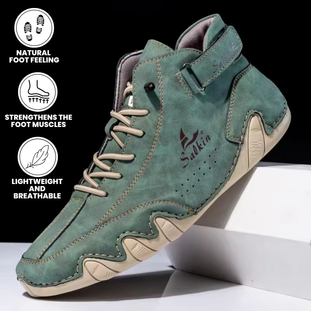 Alpaka - orthopedic, waterproof & non-slip leather barefoot shoes