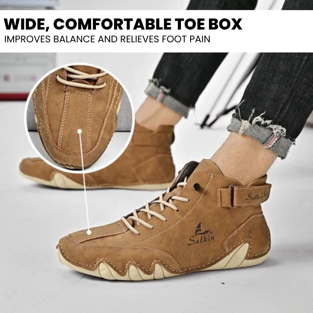 Alpaka - orthopedic, waterproof & non-slip leather barefoot shoes