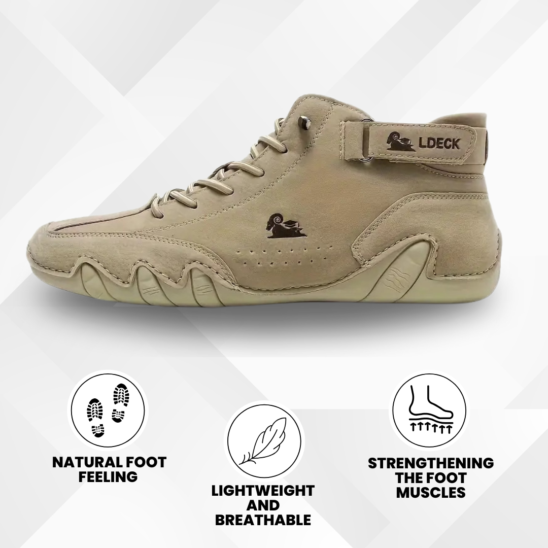 Alpaca – Ergonomic, Non-Slip & Waterproof Leather Barefoot Shoes for Natural Pain Relief