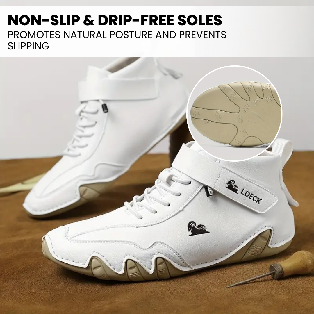 Alpaca – Ergonomic, Non-Slip & Waterproof Leather Barefoot Shoes for Natural Pain Relief