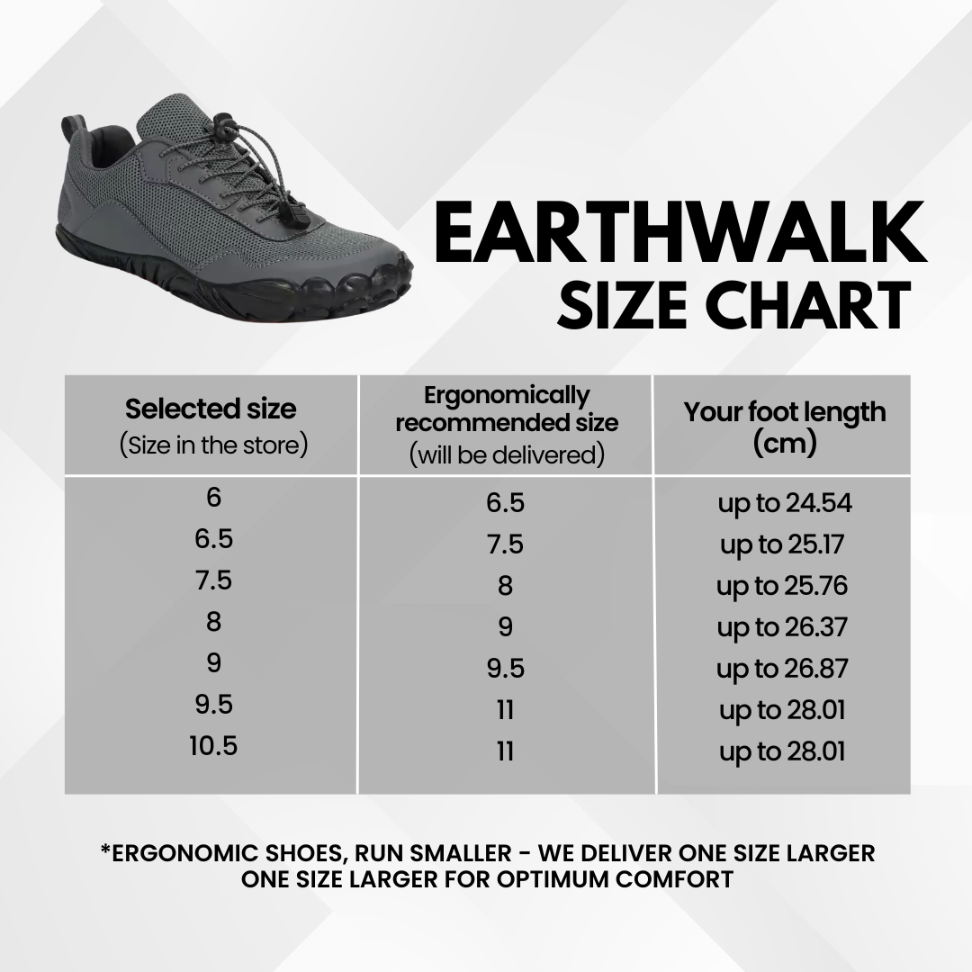 EarthWalk - orthopaedic & waterproof barefoot shoe for autumn and winter