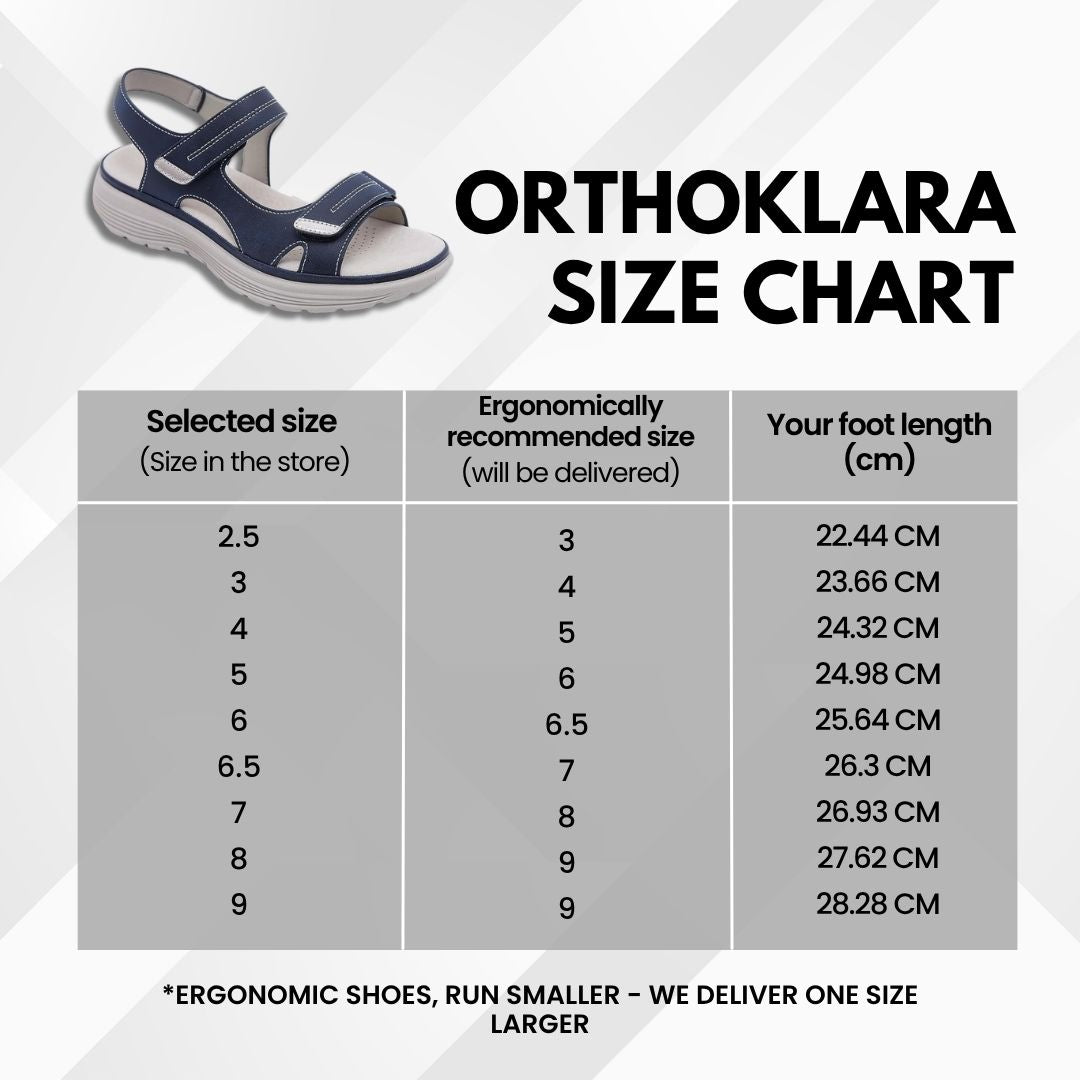 OrthoKlara - ergonomic, pain relieving & non-slip sandals for women