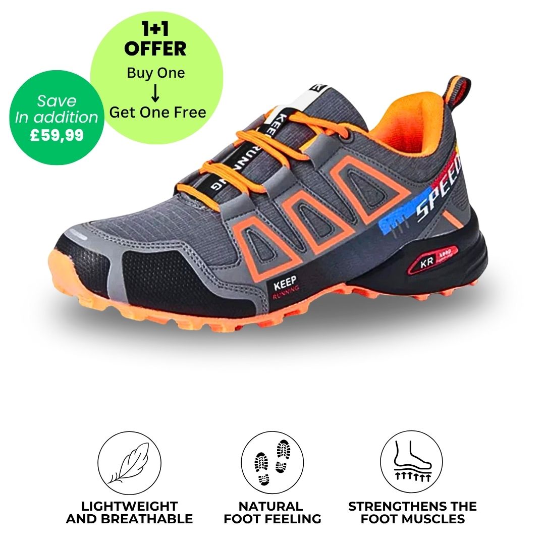OrthoTrekking (2025) - ergonomic walking and hiking shoe for pain relief (Unisex) - Limited Edition (Buy One, Get One Free)