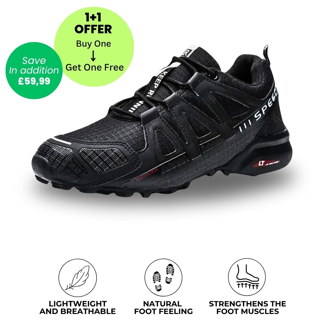 OrthoTrekking (2025) - ergonomic walking and hiking shoe for pain relief (Unisex) - Limited Edition (Buy One, Get One Free)